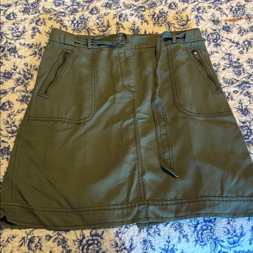 LOFT Olive Green Skirt
